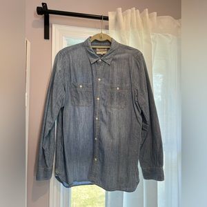 MADEWELL classic chambray shirt XL